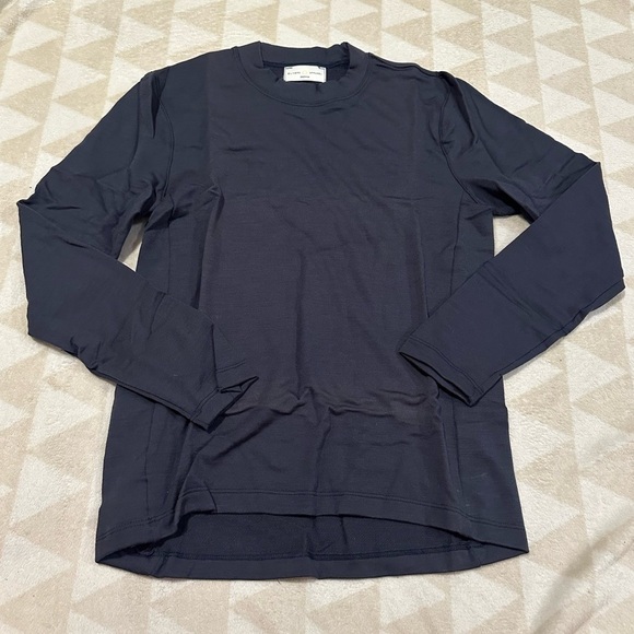 NWOT olivers apparel Porter crewneck pullover graphite blue - Picture 1 of 2